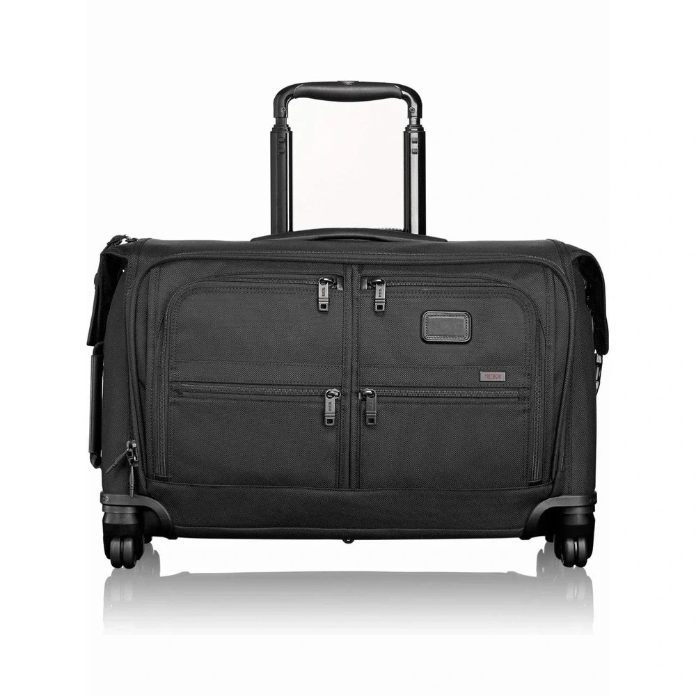 TUMI Alpha II 22038D2 4-Wheel Garment Bag Carry-On Black Ballistic Nylon